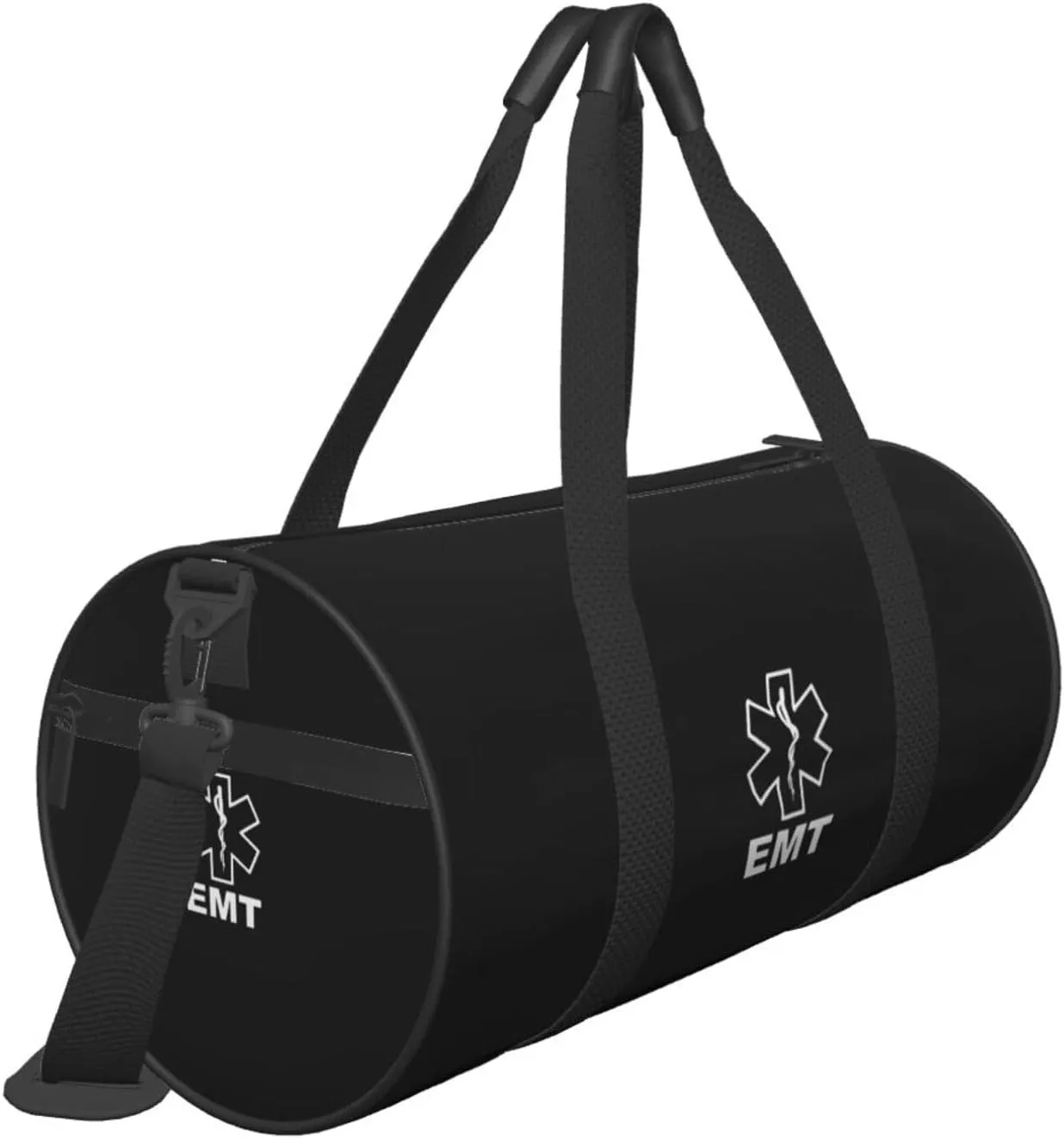 V2 Emt Emergency Medical Technician 911 Travel Luggage Duffel Bag Sports Rolling Foldable Duffel Bag, Black