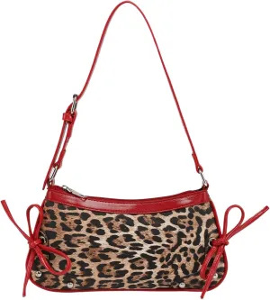 Verdusa Women's Top Handle Shoulder Bag Cute Bow Leather Purses Bags