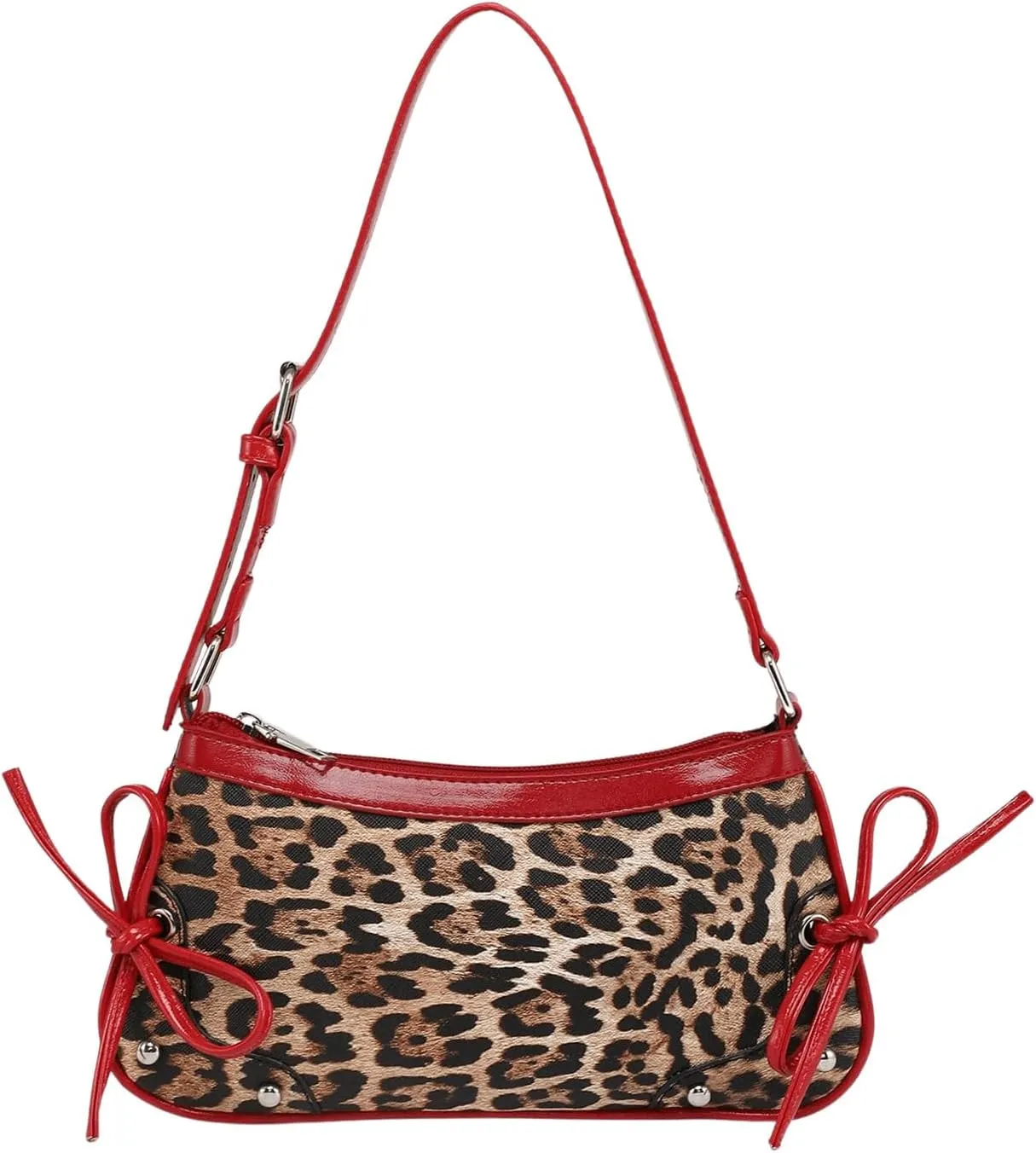 Verdusa Women's Top Handle Shoulder Bag Cute Bow Leather Purses Bags