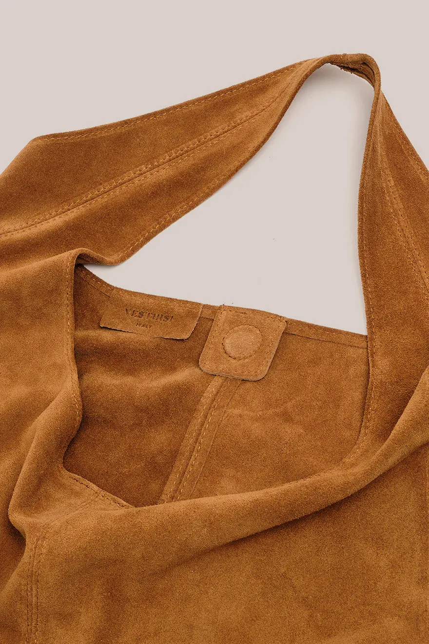 Vestirsi Sienna Tan Suede Hobo