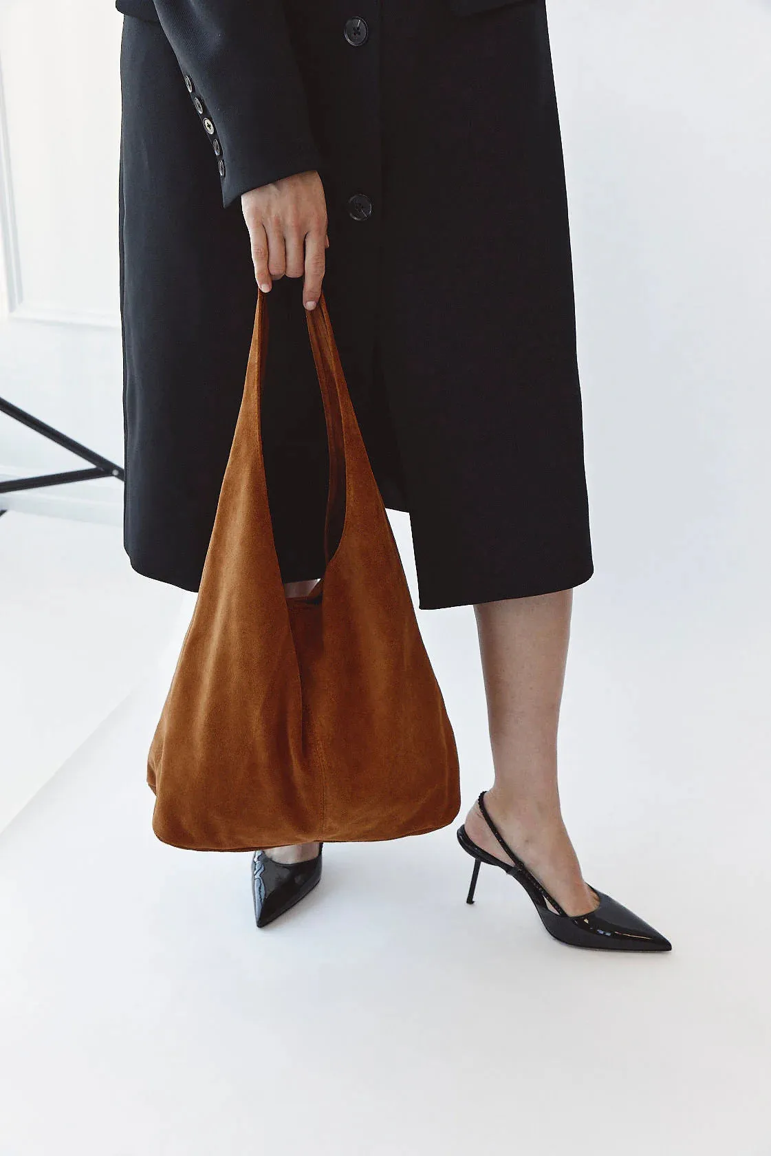 Vestirsi Sienna Tan Suede Hobo