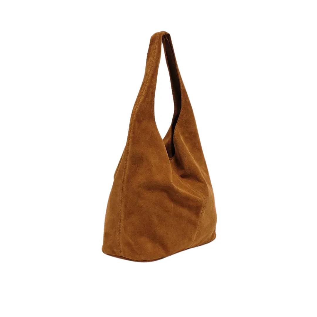 Vestirsi Sienna Tan Suede Hobo