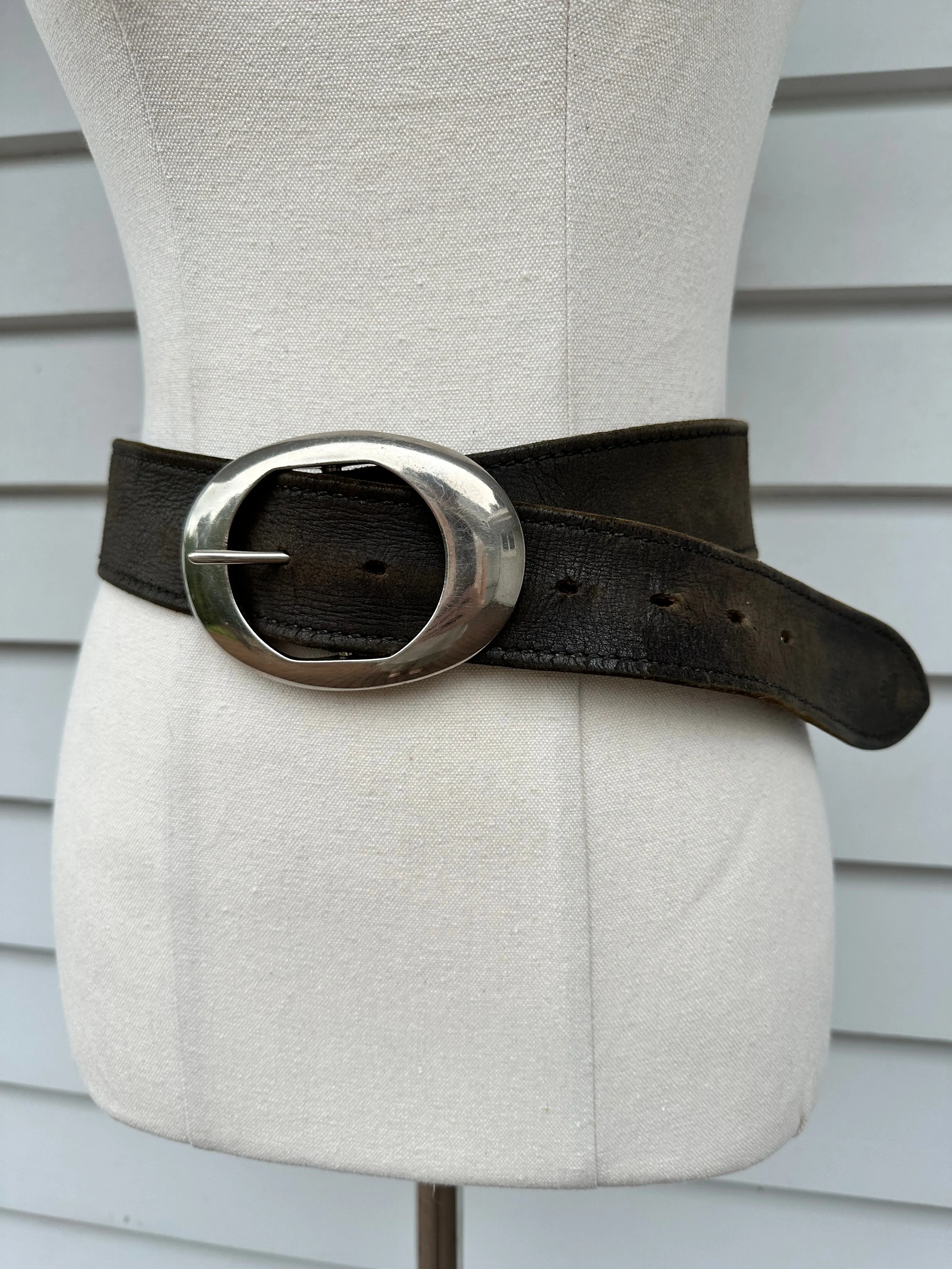 Vintage LW McKechnie Leather Belt (93cm)