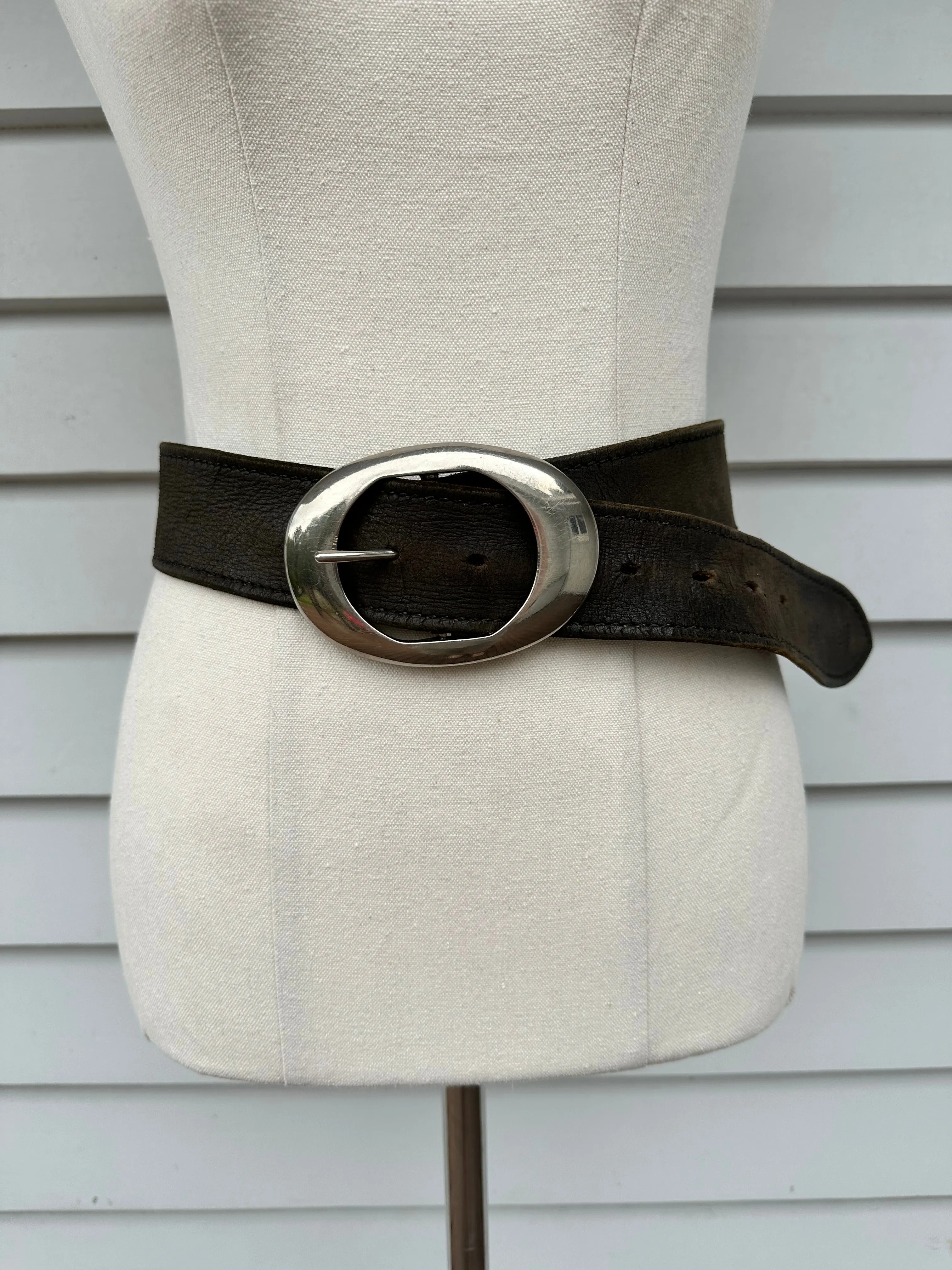 Vintage LW McKechnie Leather Belt (93cm)
