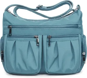 VOLGANIK ROCK Crossbody Purses for Women Shoulder Handbags Lightweight Waterproof Nylon Travel Bag Ladies Pocketbooks