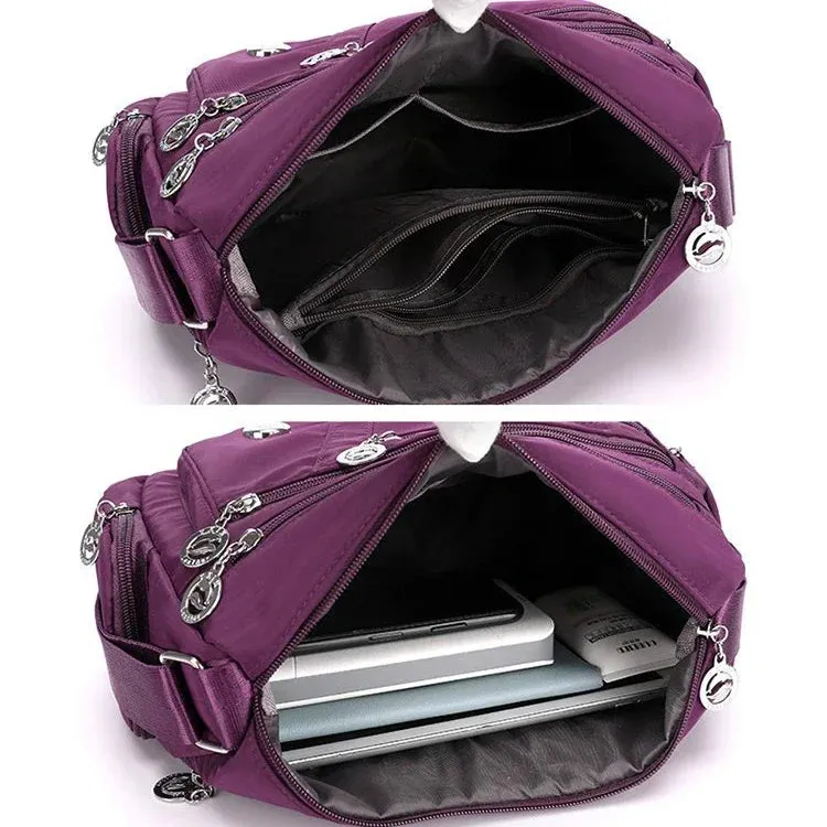Waterproof Nylon Travel Shoulder Messenger Handbag for Women Fashion High Quality Crossbody Bag
