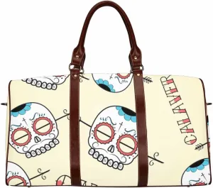 Weekend Bag Skull Art Design Gym Bag For Women, Hospital Bag For Labor And Delivery, Overnight Bag Luggage Bag, Airplane Travel Essentials For Flying(Type-4,18.62"x 8.5"x 9.65")