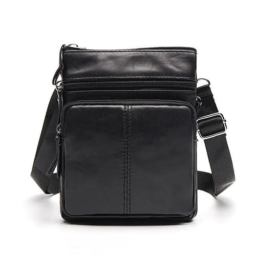 WESTAL Leather Competitive Bag Small Genuine for Crossbody Shoulder Flap bags M701 natural men bag Service-focused Messenger Leather Men's man bags male