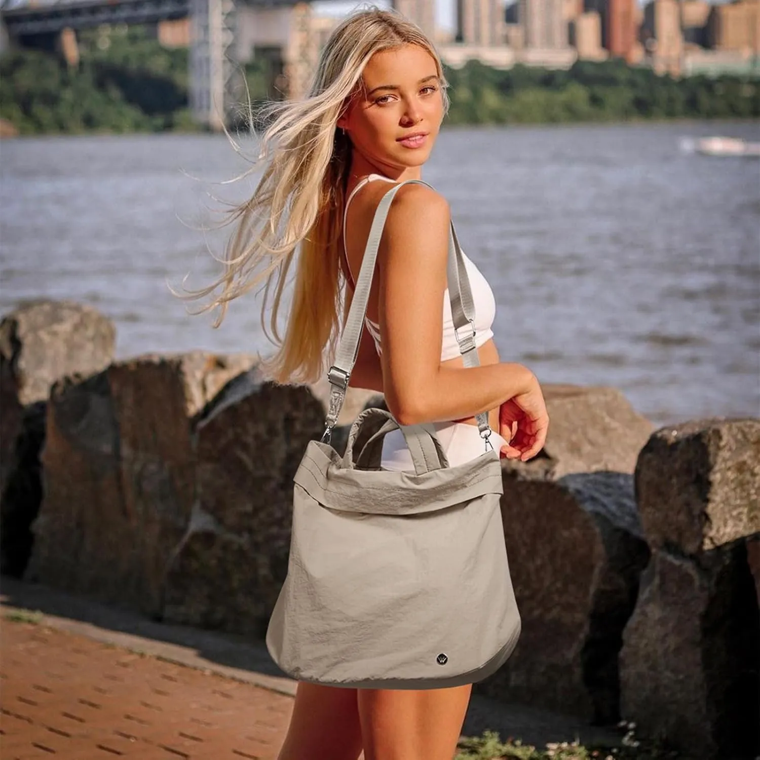 WESTBRONCO Hobo Crossbody Bags for Women 26L Tote Shoulder Bag with Adjustable Strap Large Carryall for Work Gym Everyday