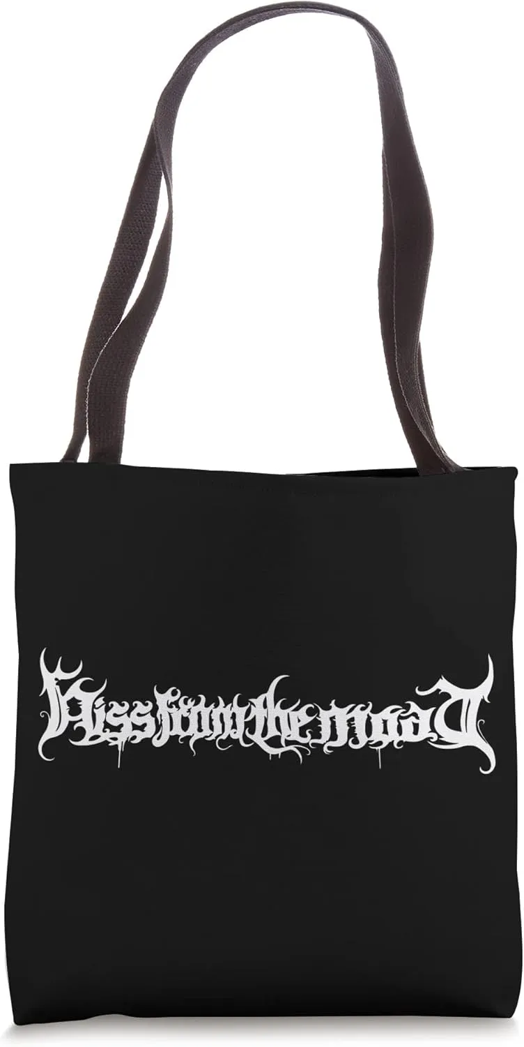 White Logo Tote Bag