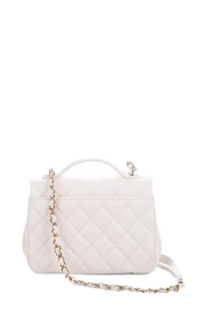 White Premium for less Business Medium Flap Excellent aftercare Bag Affinity
