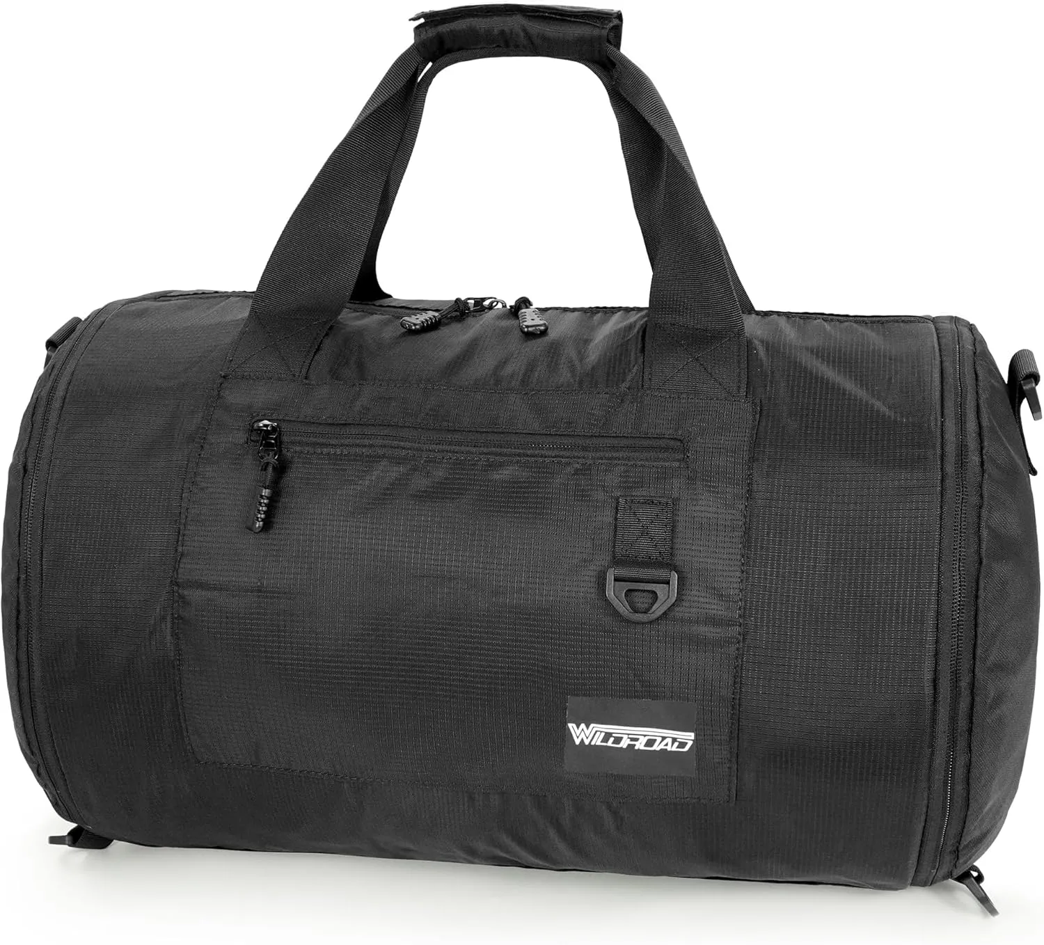 Wildroad Travel Bags for Men, Gym Bag & Duffle Bag for Travel, Carry on Bag Duffel Bag 3 IN 1 Expandable Overnight Weekender Bag (Black, Large-50L  Gym Bag)