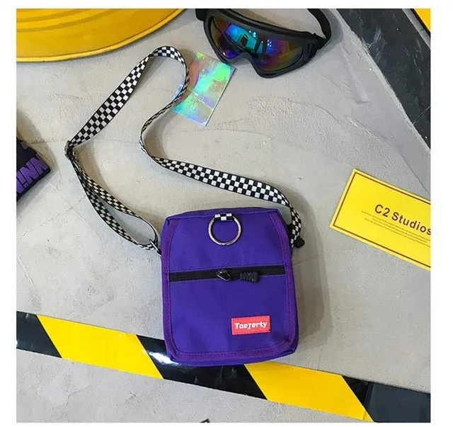 Women Bag Square Oxford Handbag Solid Handbag Disco Dancing Crossbody Bag Cool Street Mini bag High Capacity Messenger Bags