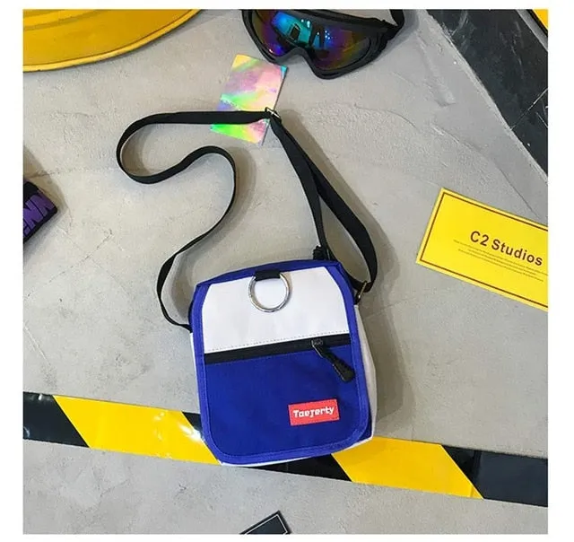 Women Bag Square Oxford Handbag Solid Handbag Disco Dancing Crossbody Bag Cool Street Mini bag High Capacity Messenger Bags
