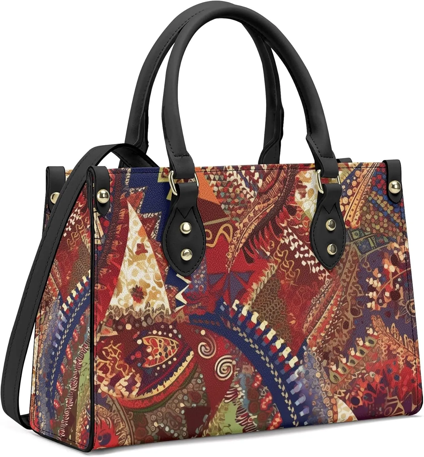 Women Fashion Handbags PU Leather Top Handle Satchel Shoulder Tote Bags for Ladies
