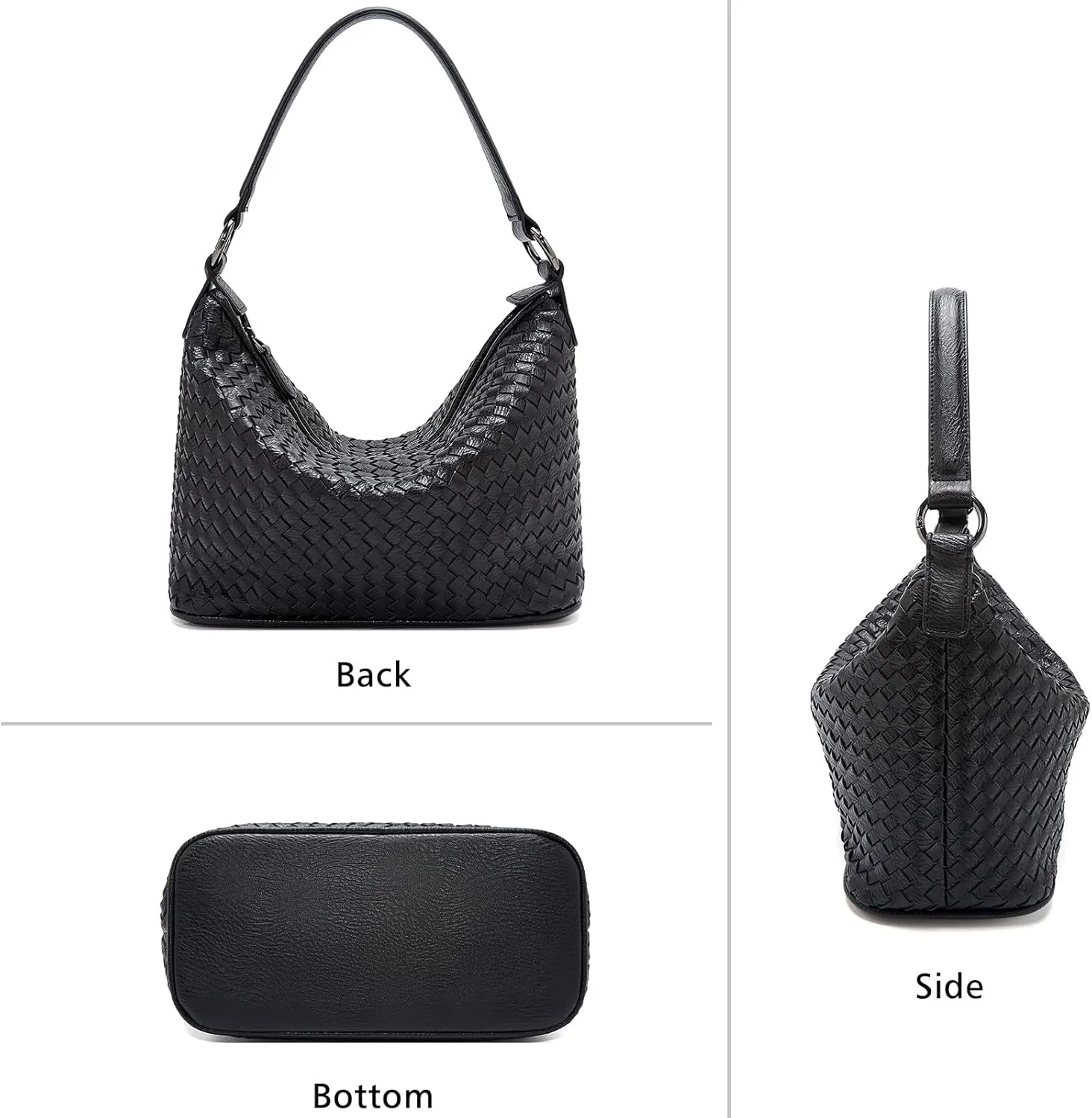 Women Genuine Leather Handbag for Women Large Work Tote Bag with Top Handle Purse Satchel Shoulder Bag for Women