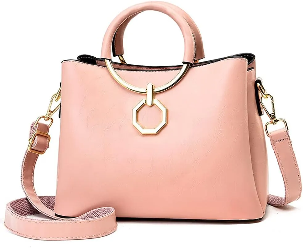 Women Handbags Large Capacity Top Handle Handbag Tote Bag with Detachable Leather Shoulder Strap