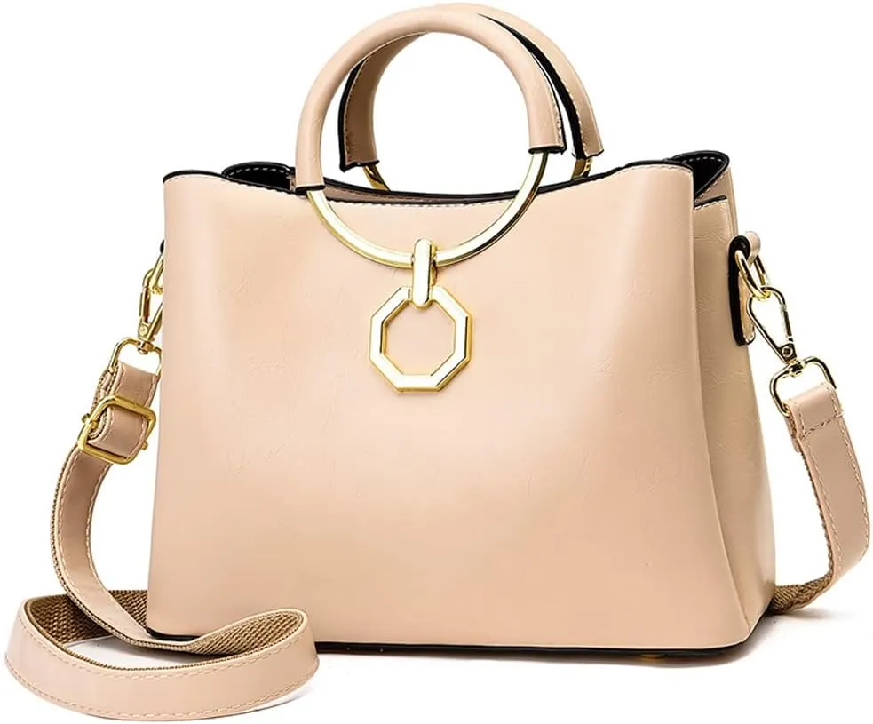 Women Handbags Large Capacity Top Handle Handbag Tote Bag with Detachable Leather Shoulder Strap