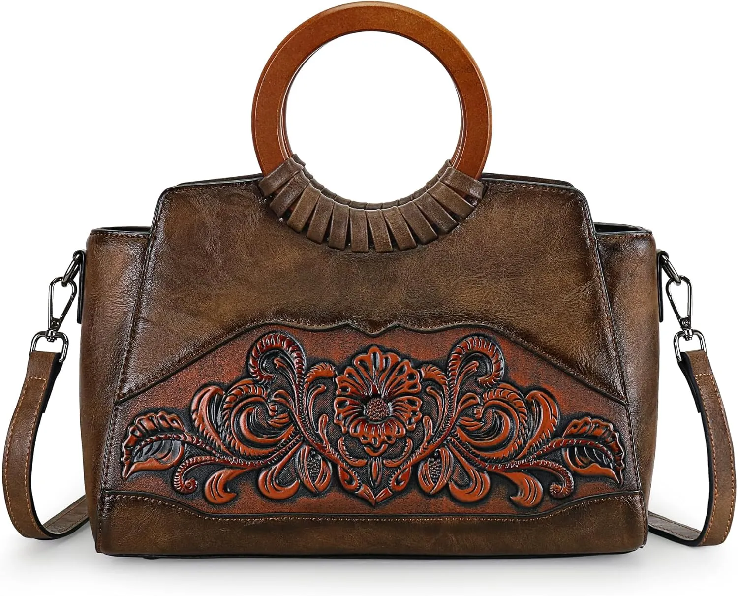 Women Satchel Handbags Crossbody Bag Top Handle Purse ans Hanbags Leather Shoulder Bag Hobo Medium Size Tote