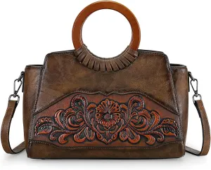 Women Satchel Handbags Crossbody Bag Top Handle Purse ans Hanbags Leather Shoulder Bag Hobo Medium Size Tote