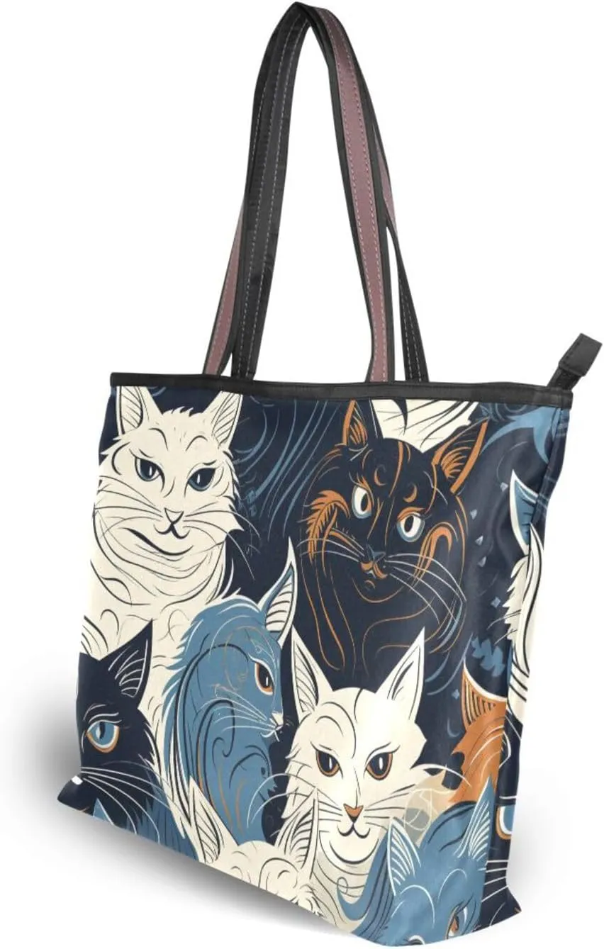 Women Tote Bag, Large Shoulder Hobo Bags Casual Handbags Big Capacity Shopping Work Bag for Vacation, 2