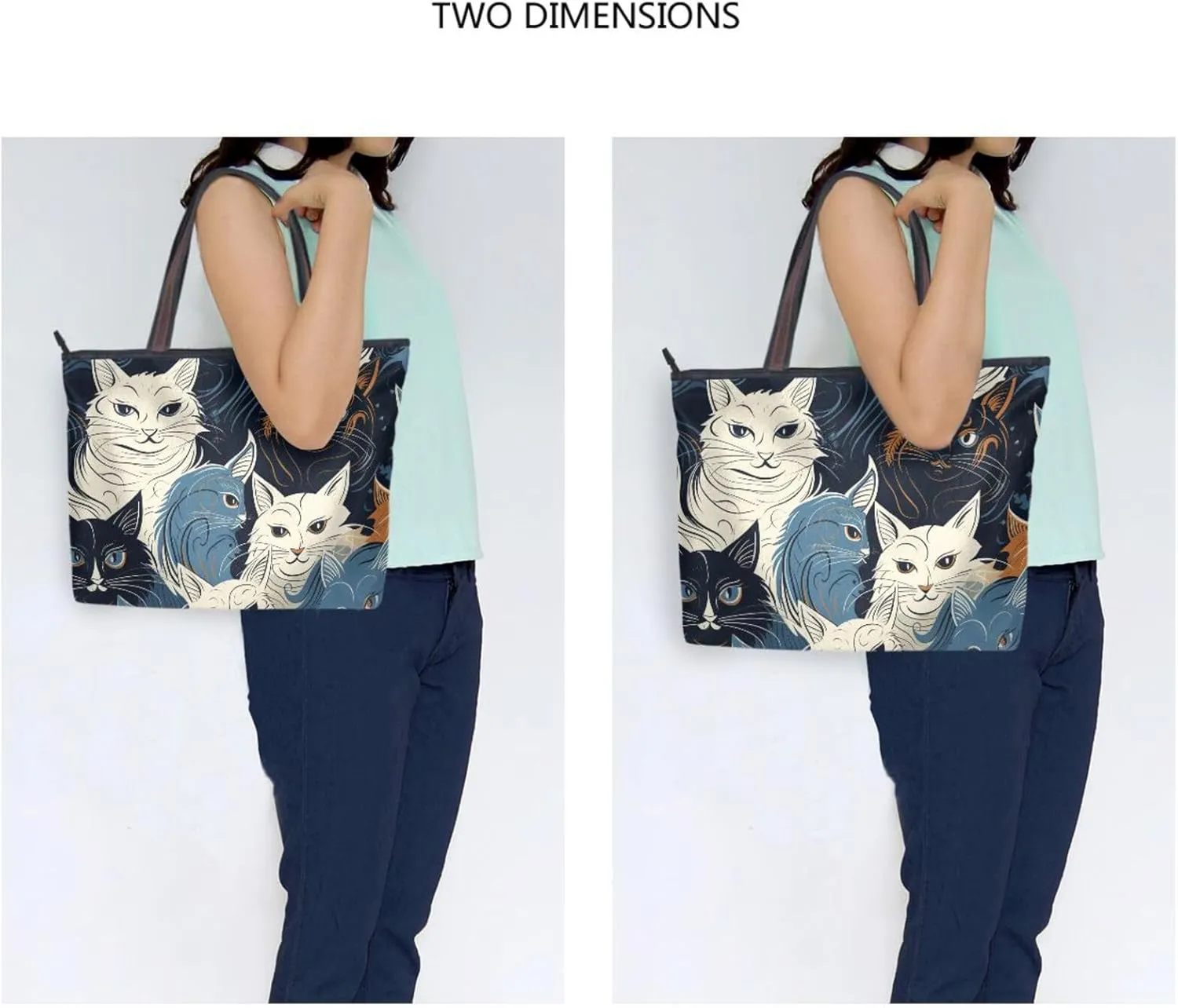Women Tote Bag, Large Shoulder Hobo Bags Casual Handbags Big Capacity Shopping Work Bag for Vacation, 2