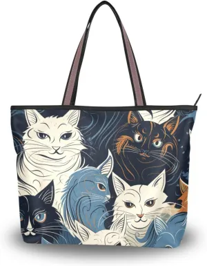 Women Tote Bag, Large Shoulder Hobo Bags Casual Handbags Big Capacity Shopping Work Bag for Vacation, 2