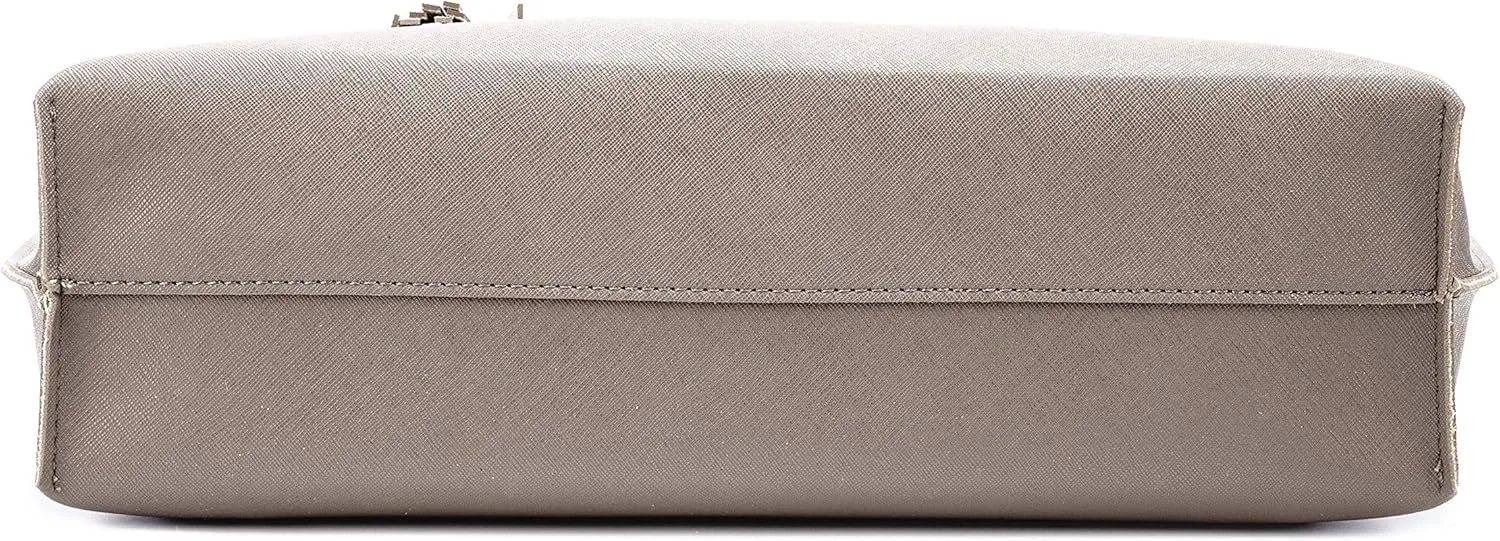 Women Tote Bags Top Handle Satchel Handbags PU Faux Leather Tote Bag with Tassel Shoulder Purse