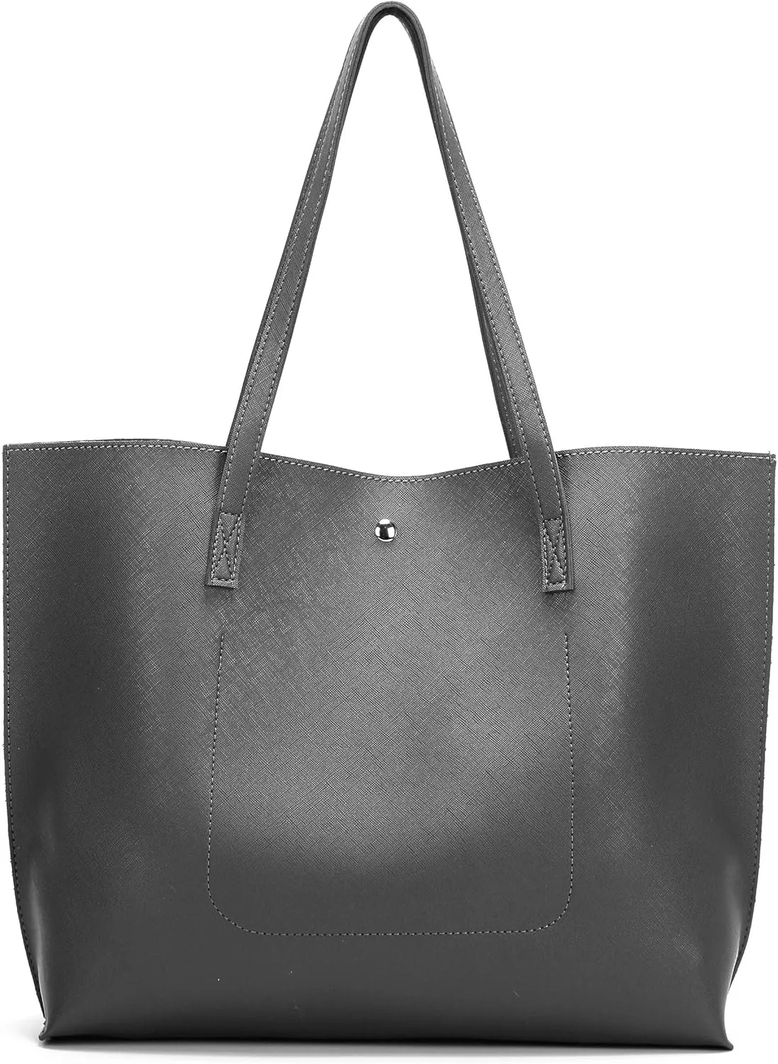 Women Tote Bags Top Handle Satchel Handbags PU Faux Leather Tote Bag with Tassel Shoulder Purse