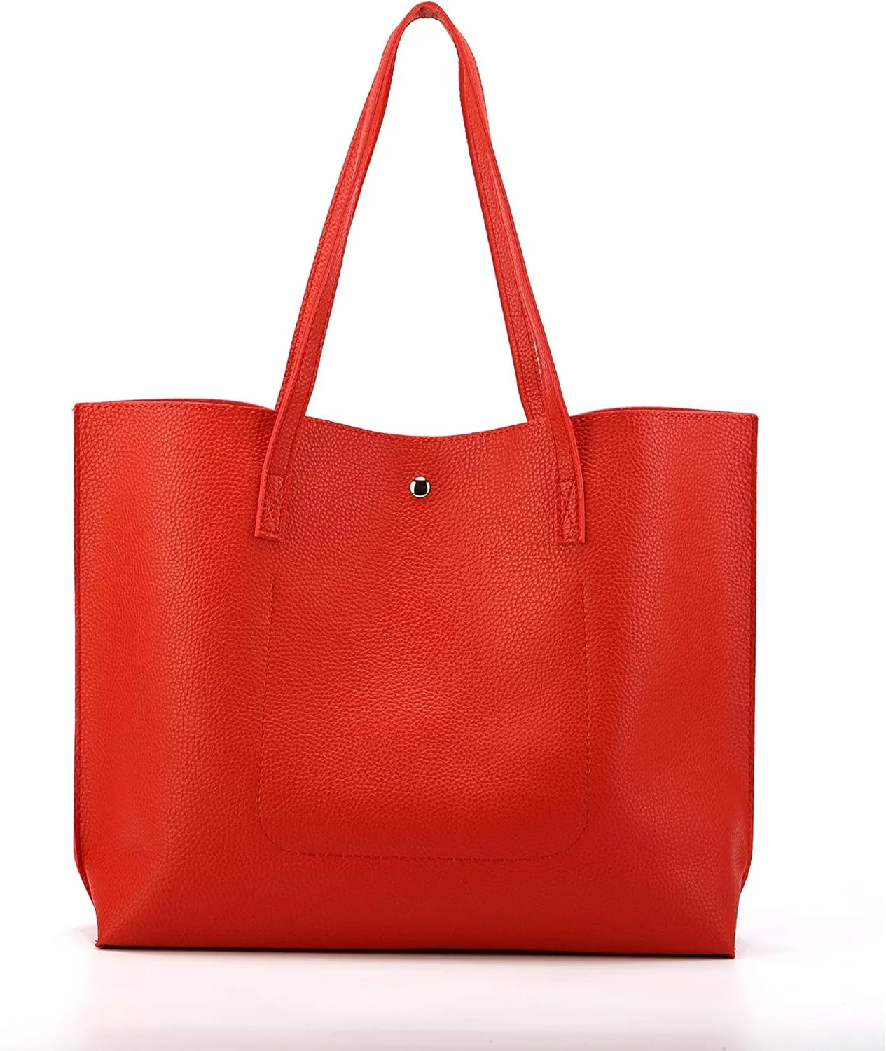 Women Tote Bags Top Handle Satchel Handbags PU Faux Leather Tote Bag with Tassel Shoulder Purse
