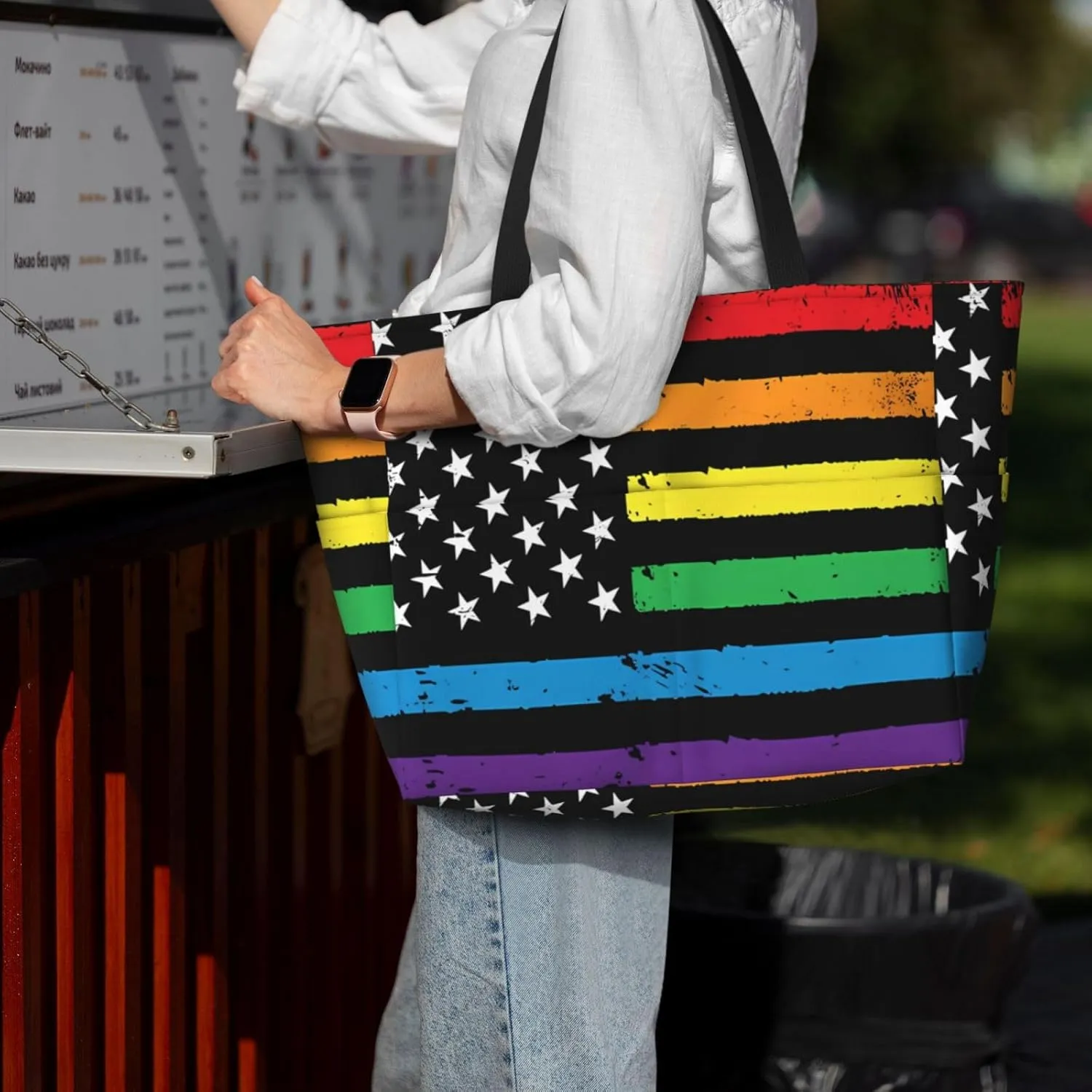 Women's Beach Tote Bag Large Waterproof Travel Bags with Pockets Sandproof Handbag for Camping Gym Pool