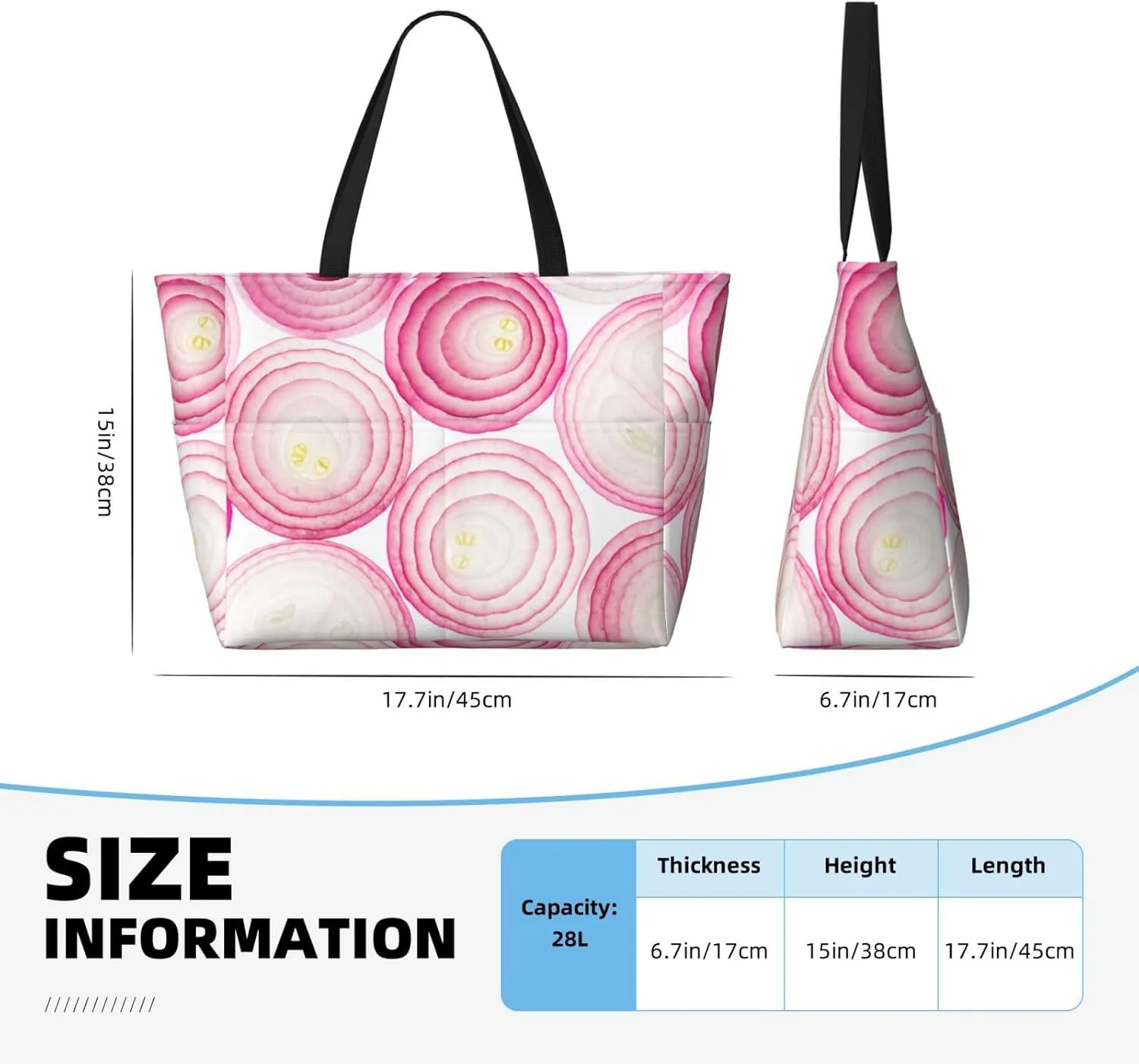 Women's Beach Travel Bags Large Waterproof Tote Bag with Pockets Sandproof Handbag for Beach Gym Vacation