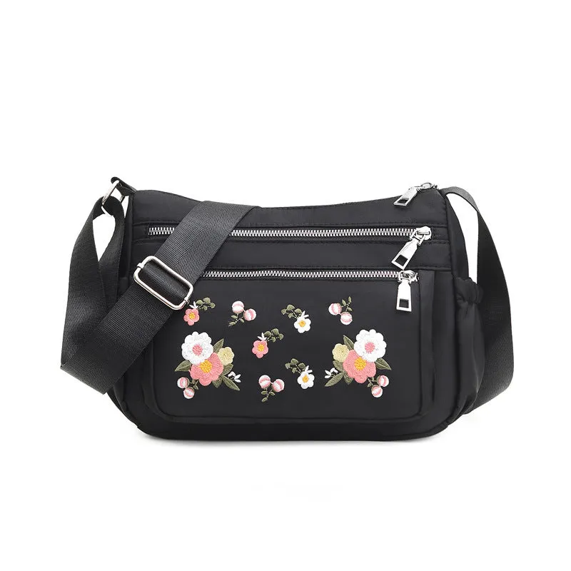 Women's Korean Embroidered Cloth Ethnic Style Crossbody Bags