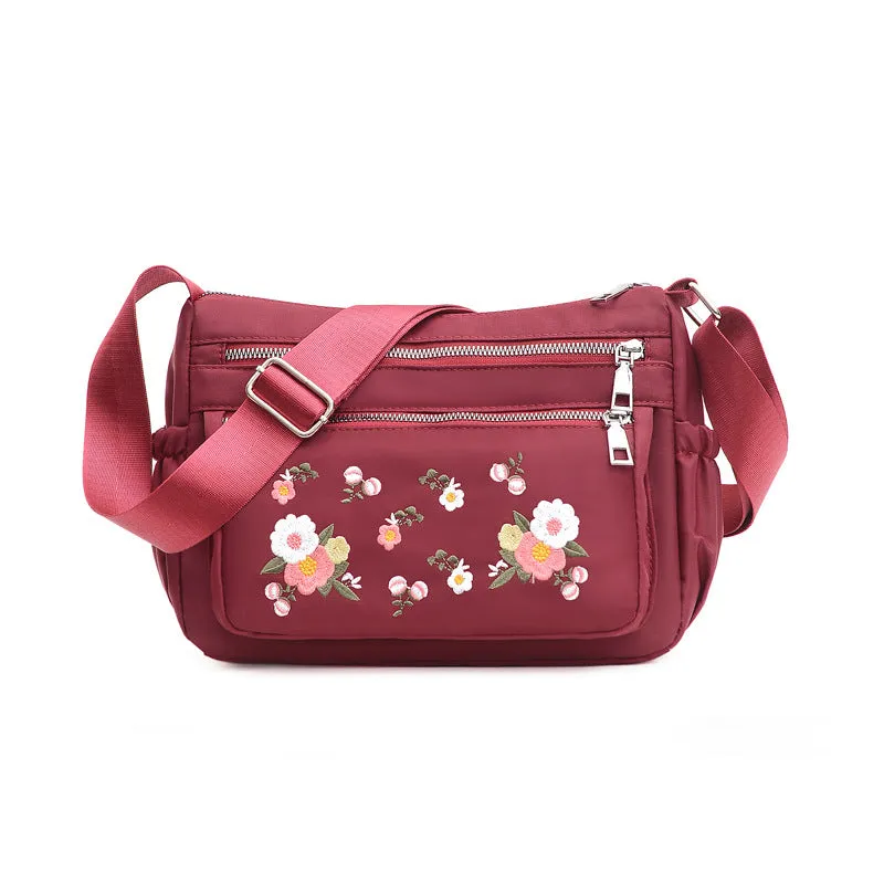 Women's Korean Embroidered Cloth Ethnic Style Crossbody Bags