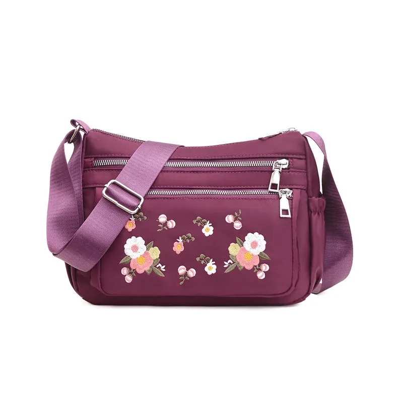 Women's Korean Embroidered Cloth Ethnic Style Crossbody Bags