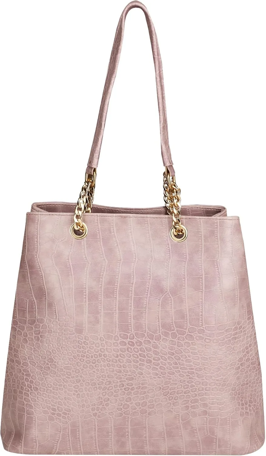 Womens Shoulder Bag | Womens Handbag | Girls Shoulder Bag | Croc Pattern | Chain Handle