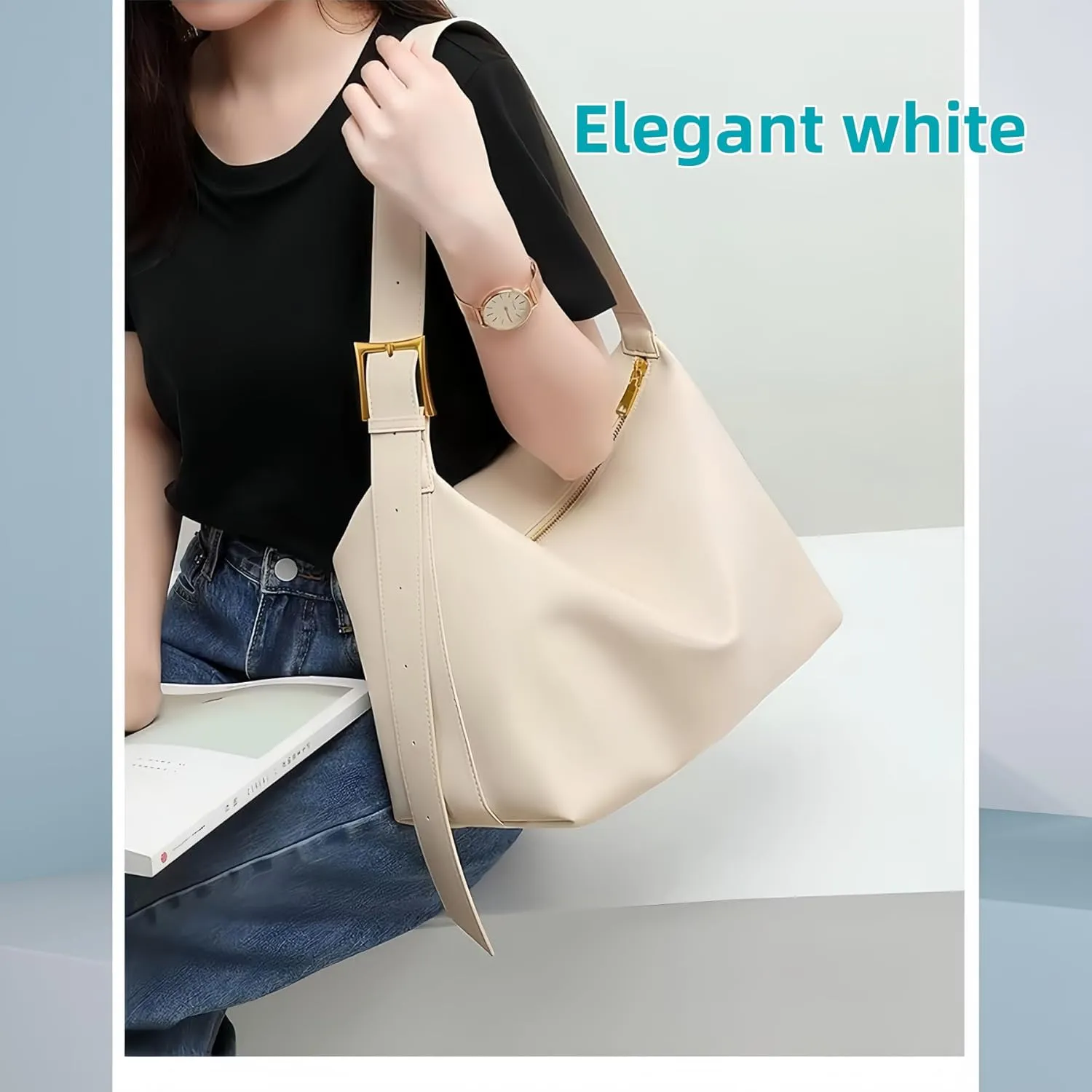 Women's Shoulder Handbags, Large Leather Tote Bag and Women's Tote Bag Purse Gift box packaging