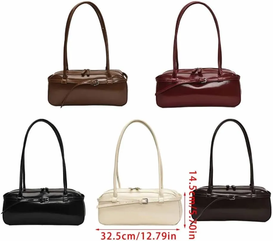 Womens Underarm Small Shoulder Autumn Winter Armpit Top Handle Handbags Trendy Commuting Retro Purse