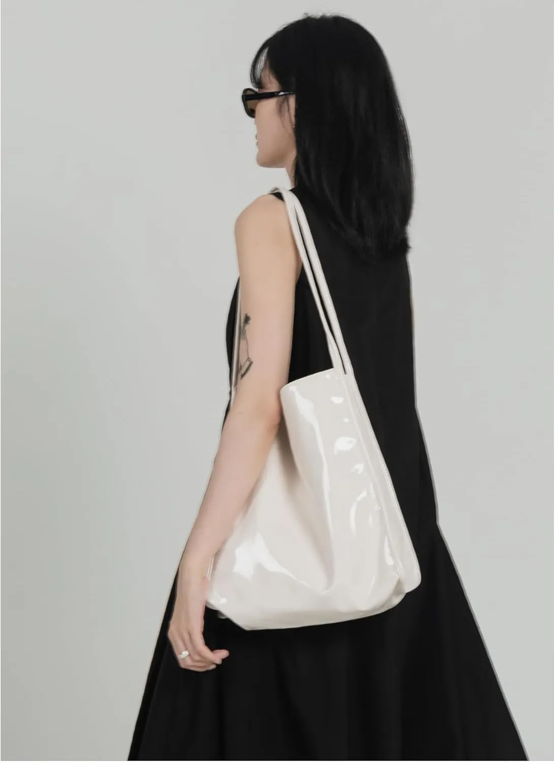 Women's Y2k Bag Patent Leather Purse Red Accessories Hobo Bags Y2k Tote Bag Y2k Accessories