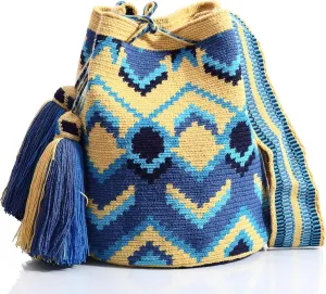 WYOU Designer Collection Hobo Bag Wayuu Crochet, Large