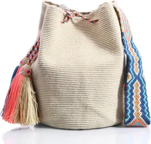 WYOU Utopia classics Hobo Bag Wayuu Crochet, Large