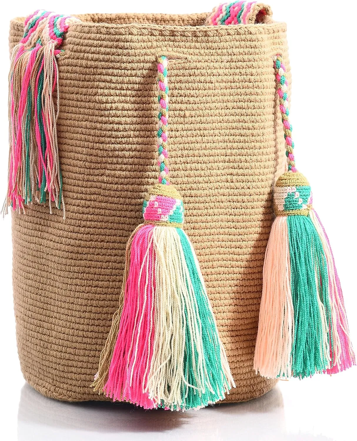WYOU Utopia classics Hobo Bag Wayuu Crochet, Large