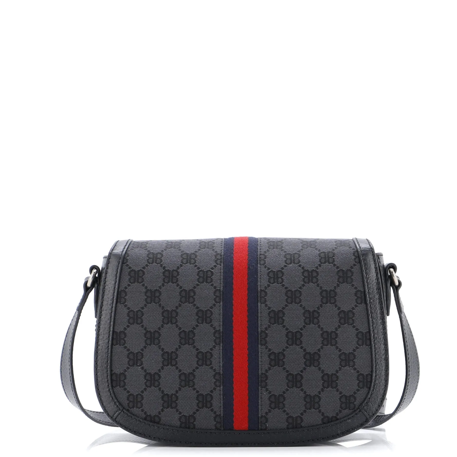 x Balenciaga The Hacker Project Flap Messenger Bag BB Canvas Medium