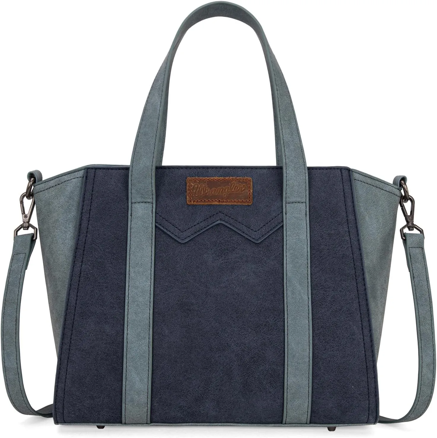 X Wrangler Color Block Tote Bag for Women Large Shoulder Purses and Handbags
