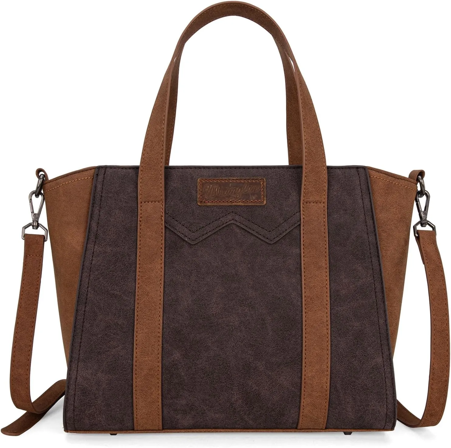 X Wrangler Color Block Tote Bag for Women Large Shoulder Purses and Handbags