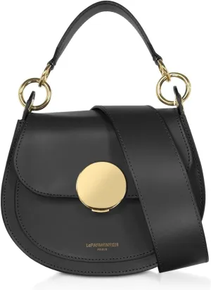 Yucca Soho Leather Top-Handle Shoulder Bag, 7.9 x 6.7 x 2.4 inches