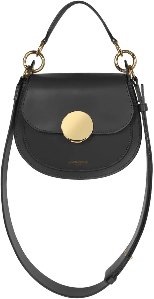 Yucca Soho Leather Top-Handle Shoulder Bag, 7.9 x 6.7 x 2.4 inches